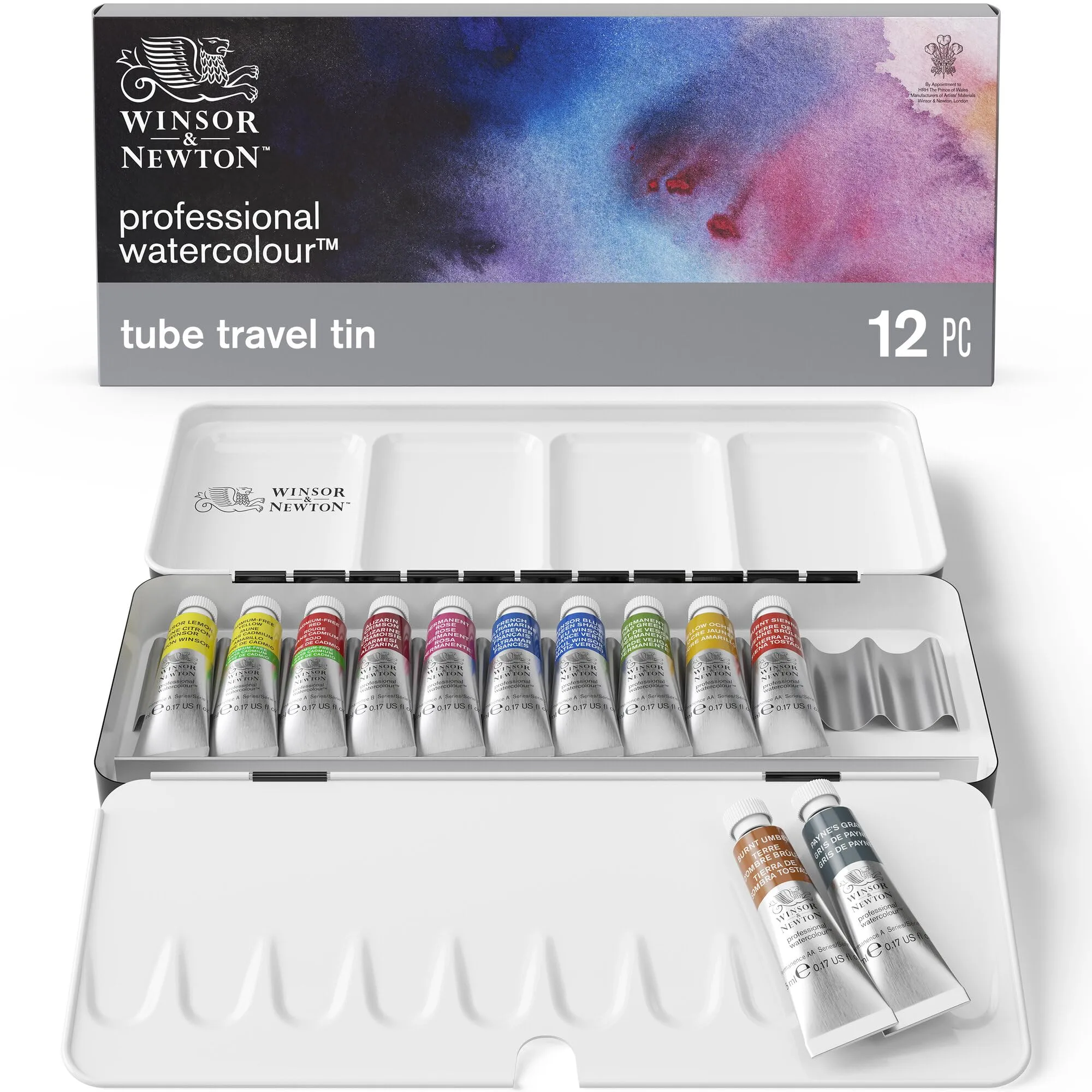 Estuche Acuarelas Winsor & Newton Artist 12 Pz - Imagen 2